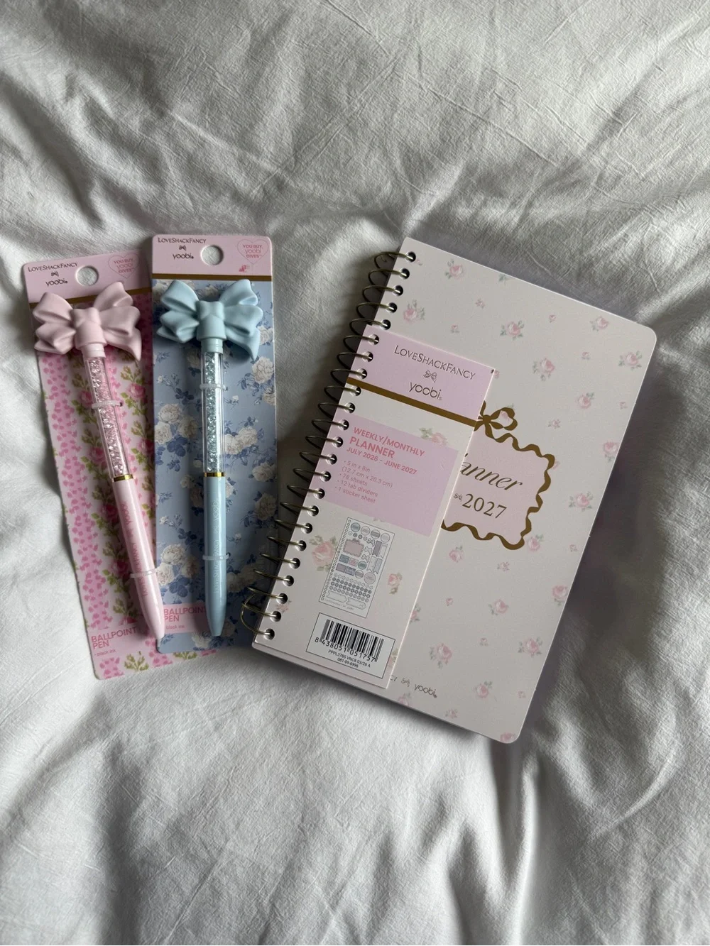 LoveShackFancy x Target Planner & Pens with Bow Top